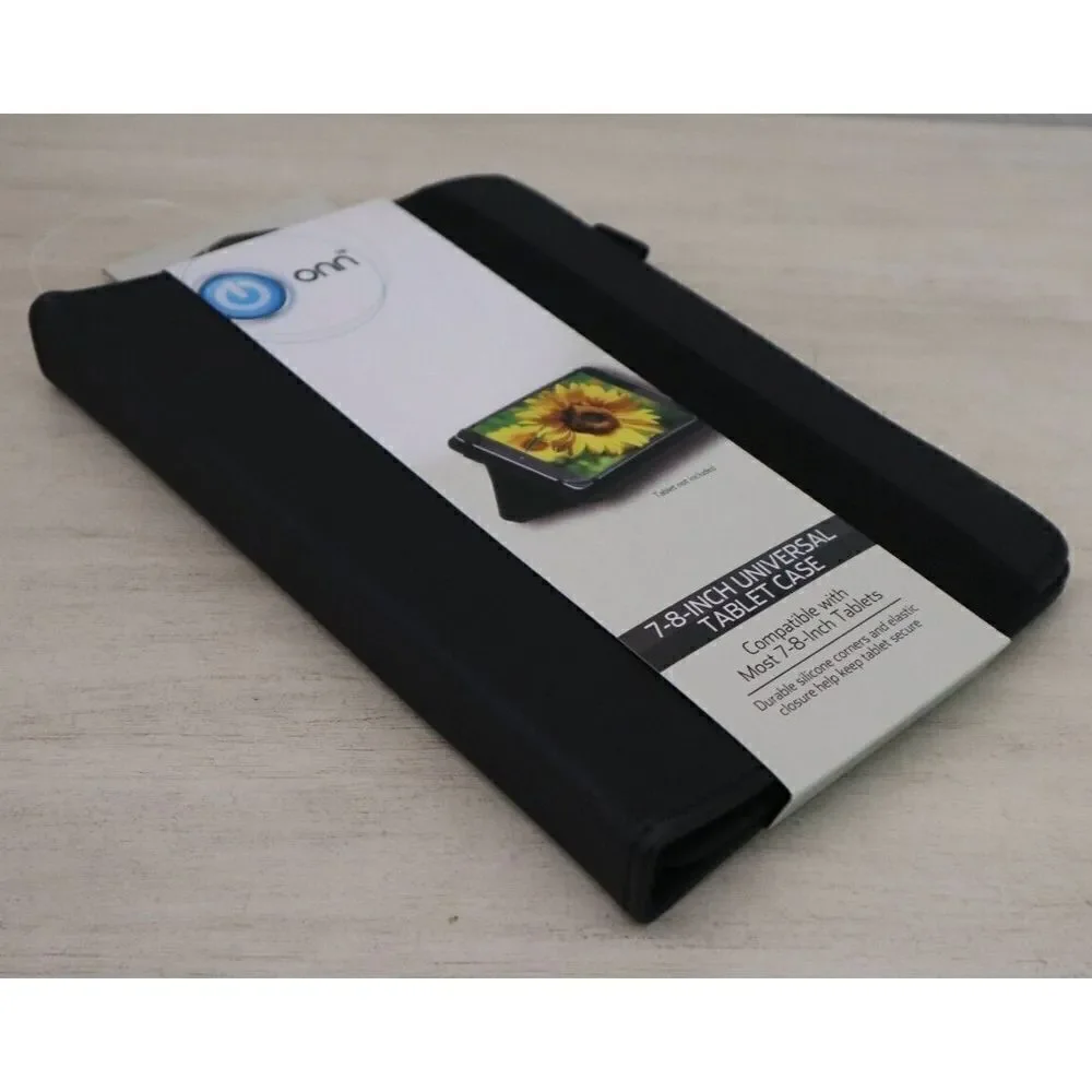 onn 0NA16TA007 Black Universal Tablet Case Compatible With Most  7